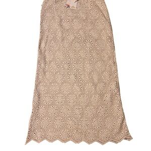 Agua Bendita Handmade Crochet Maxi Skirt – Size M – New With Tags